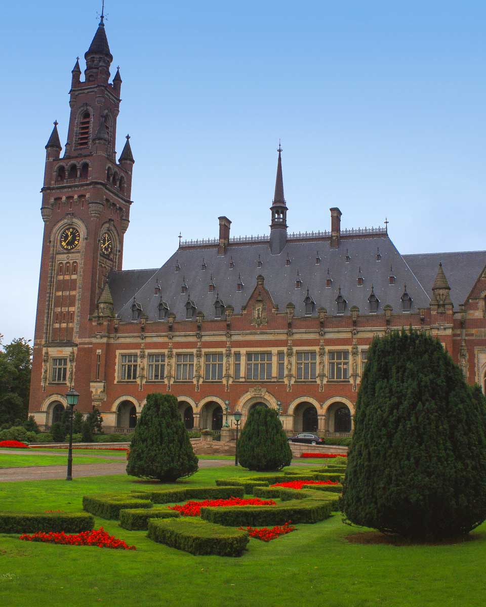 peace palace near Amsterdam Netherlands