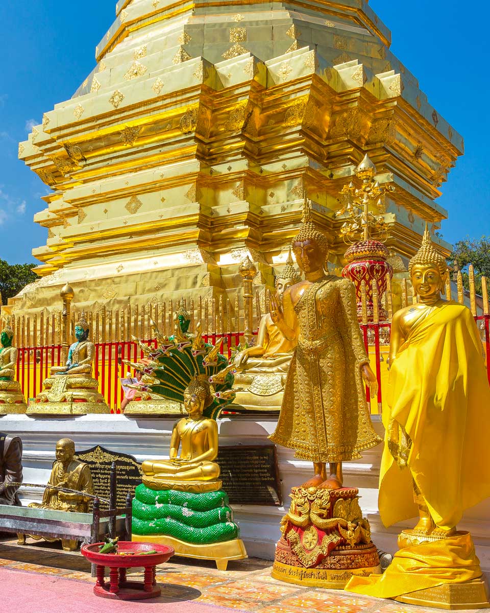 wat phra that doi suthep near Chiang Mai Thailand