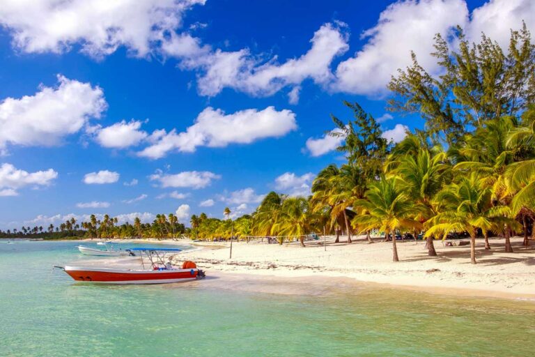 A beach near Punta Cana in the Dominican Republic