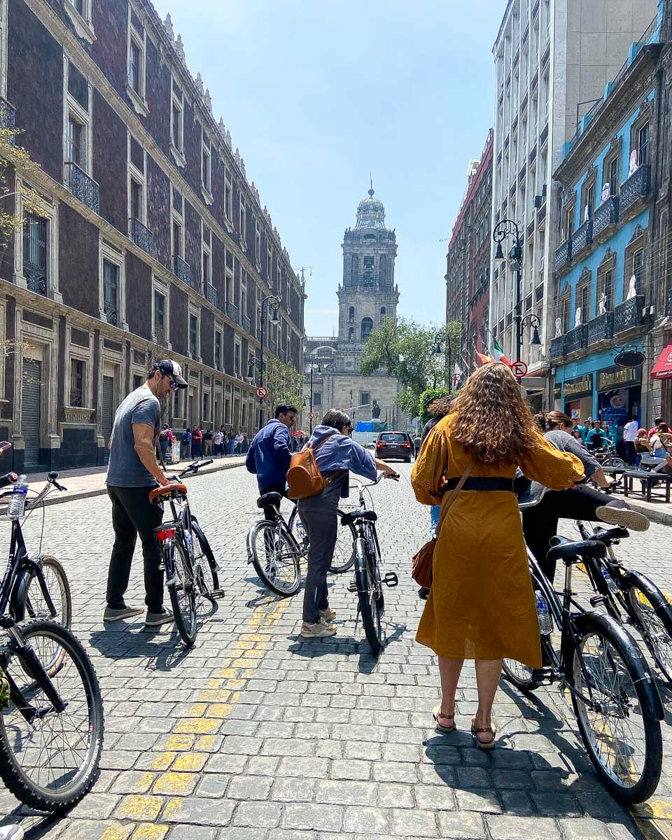 Bikes and Munchies a bike seen on a food tour in Mexico City Mexico 2