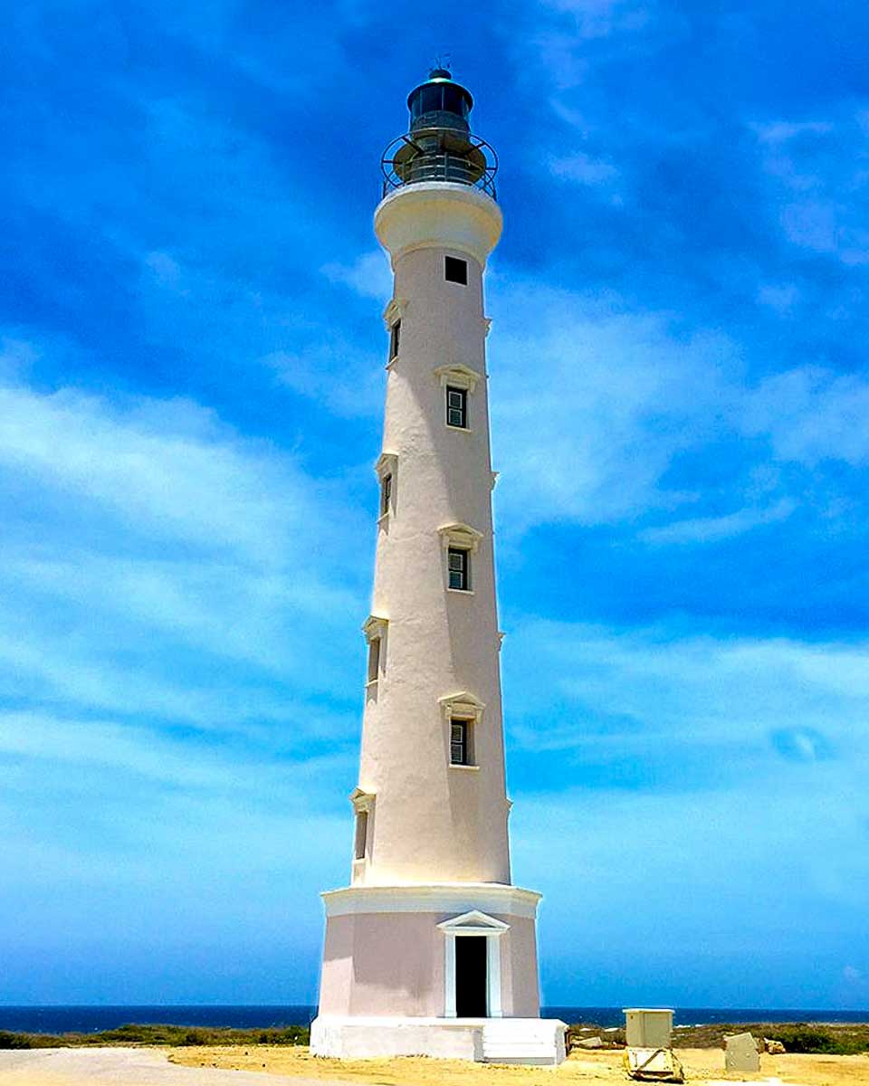 California Lighthouse Aruba lighthouse seen on a tour from Aruba