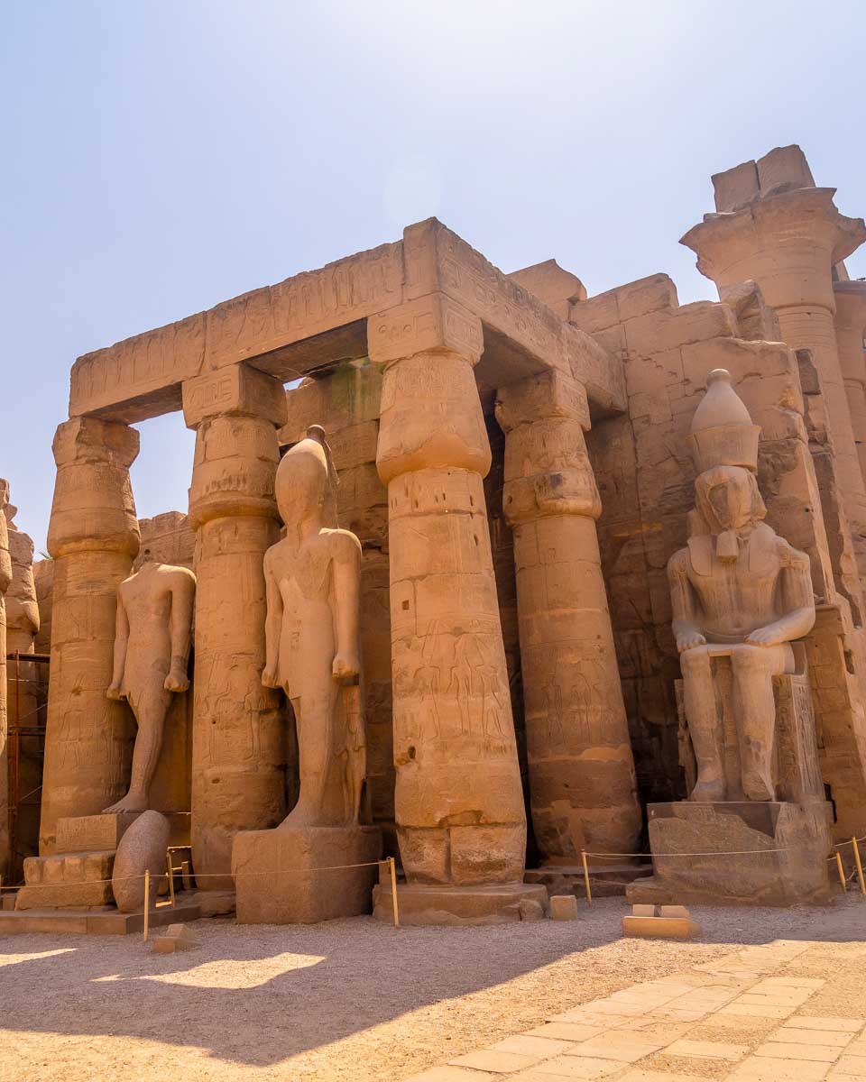 Carvings of pharoes seen on a tour from Cairo Egypt