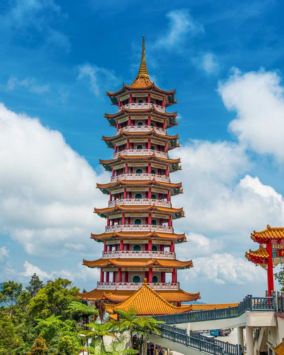 Chin Swee Pagoda in the Genting Highlands on a tour from Kuala Lumpur Malaysia
