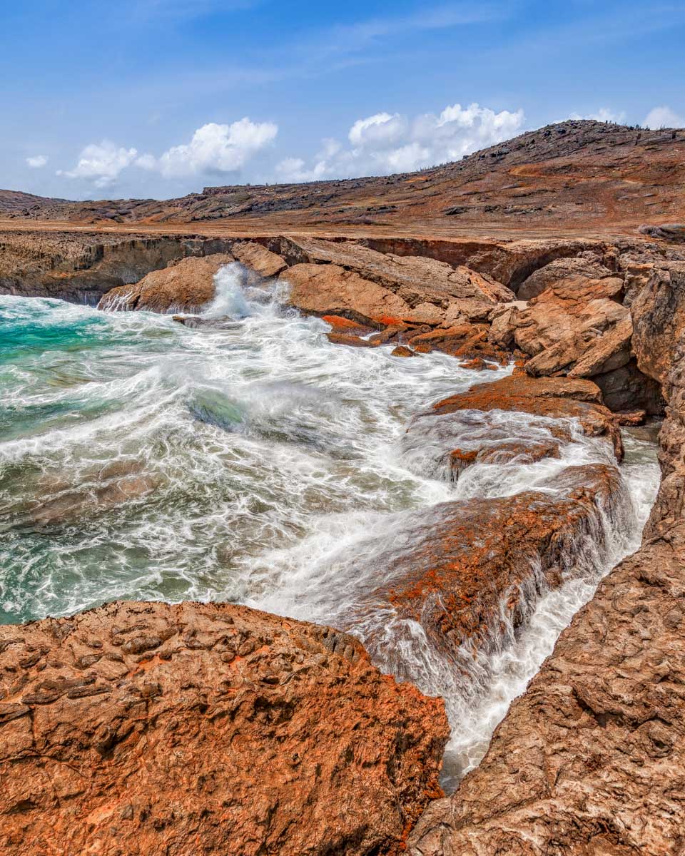 Coastline of Arikok National Park in Aruba