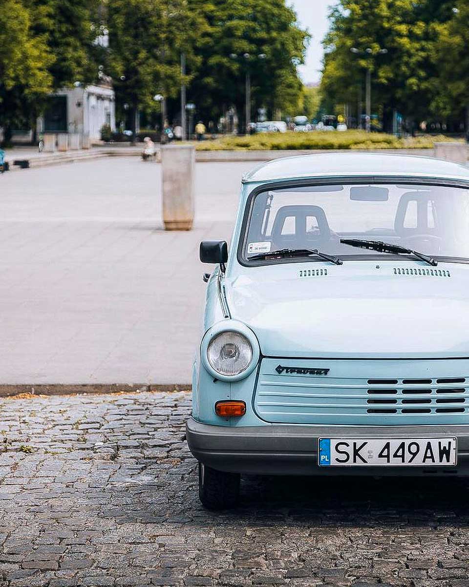 Crazy Guides a car seen on a tour in Krakow Poland