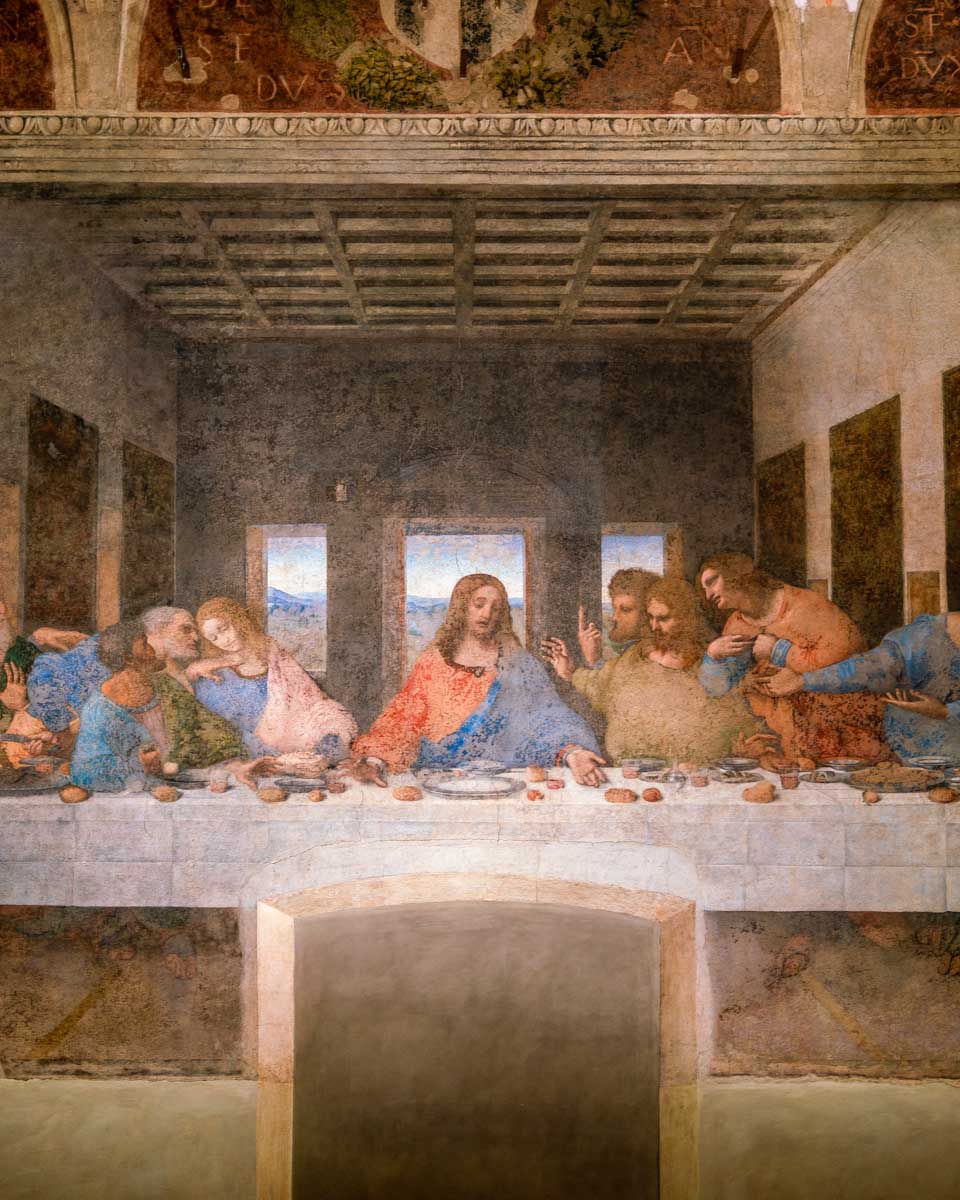 Da Vinci’s ‘The Last Supper’ painting in Milan Italy