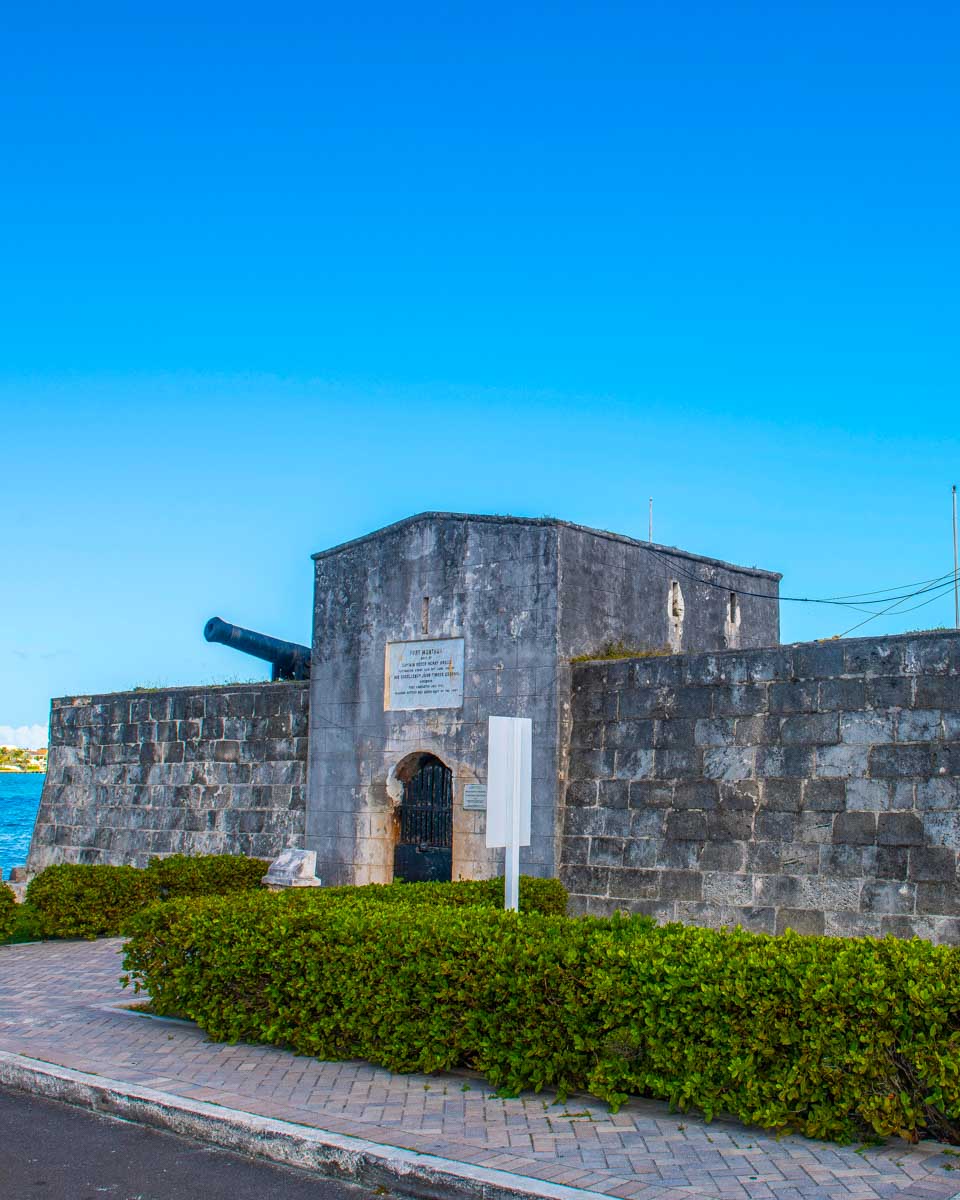 Fort Montagu seen on an ATV tour in Nassau Bahamas