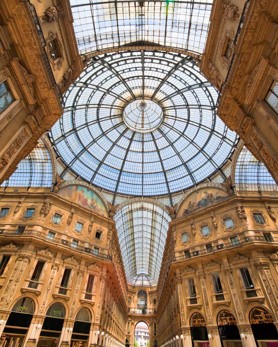 Galleria Vittorio Emanuele II in Milan Italy