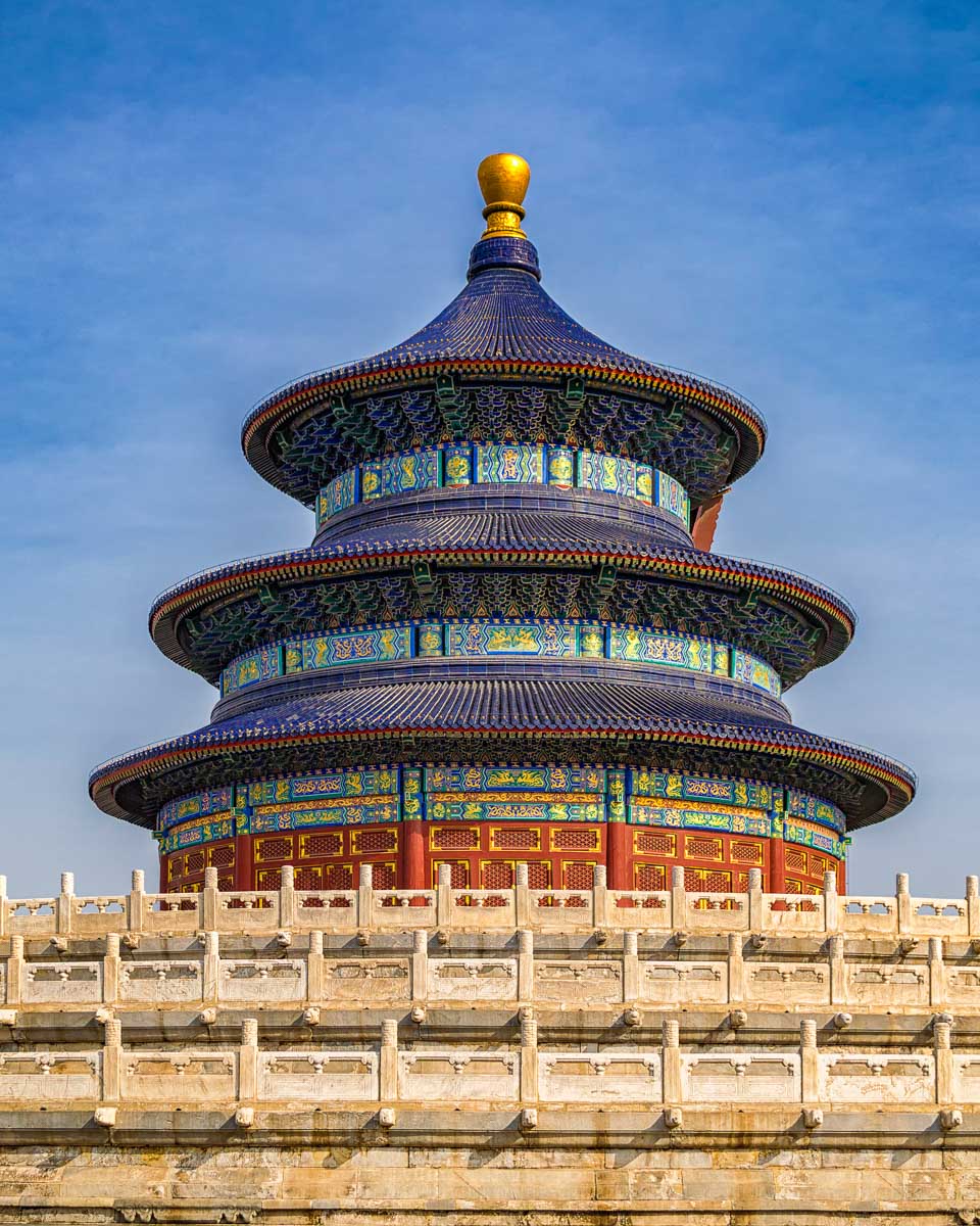 Hall of Prayer for Good Harvests in the Temple of Heaven in Beijing China
