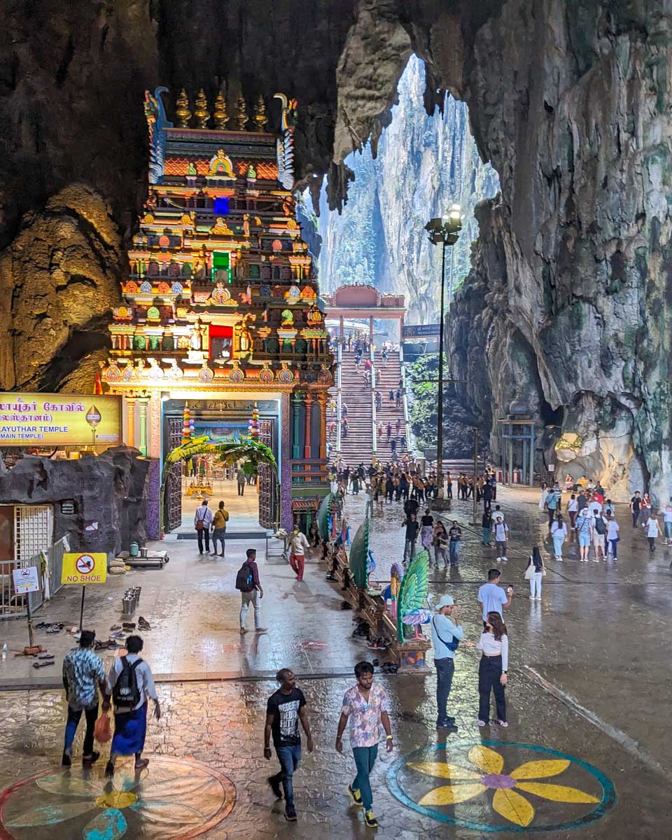 Inside Batu Cave Kuala Lumpur Malaysia