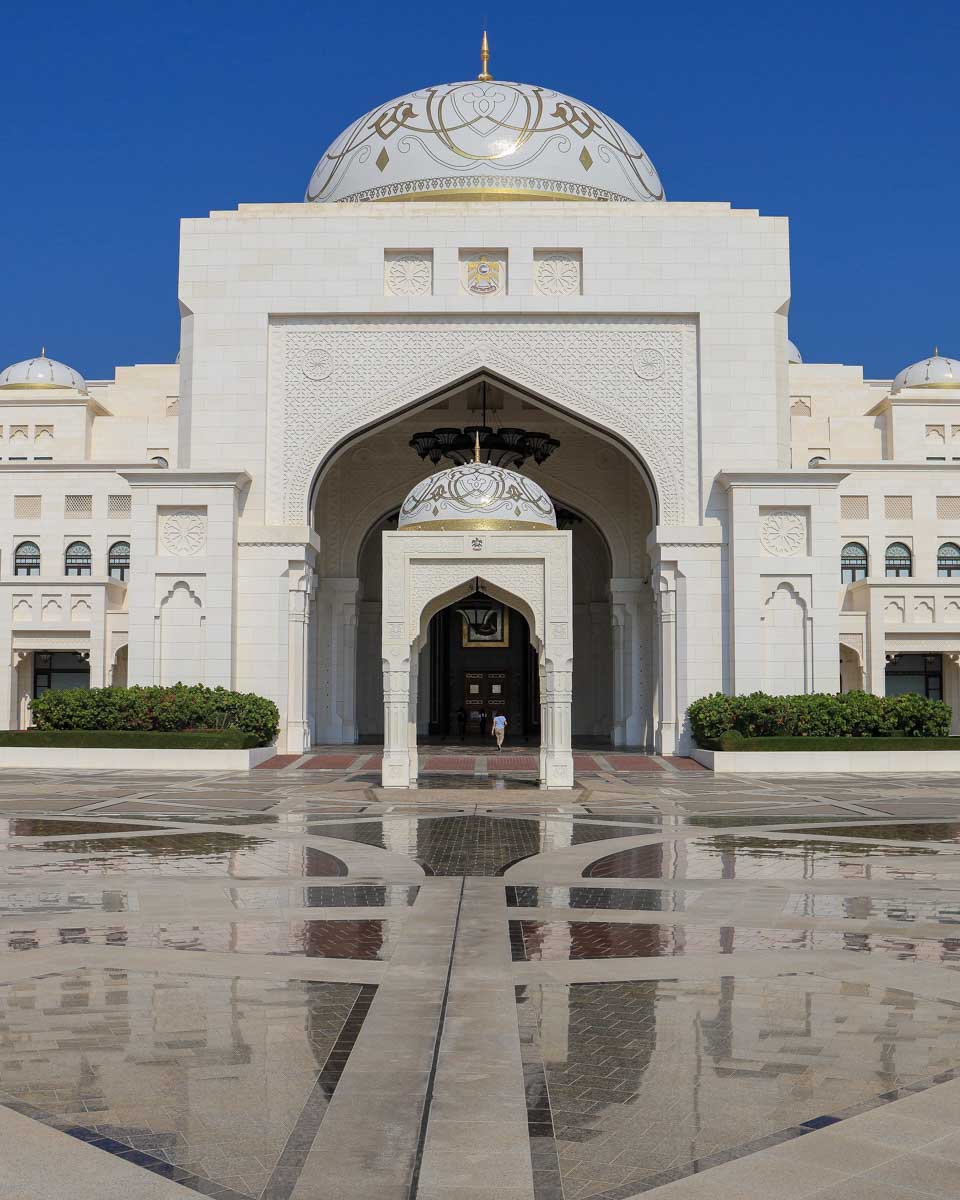 Qasr Al Watan Palace seen on a tour in Abu Dhabi