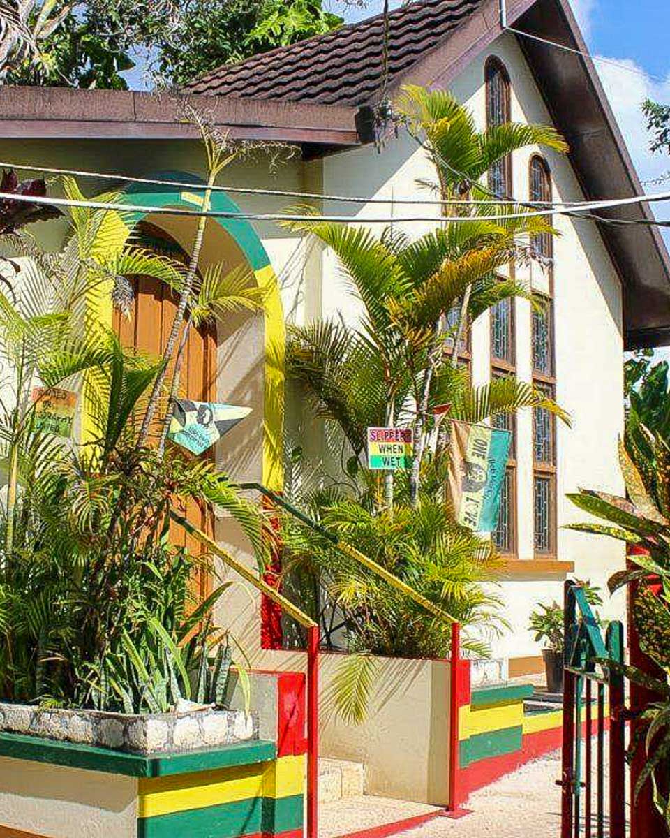 SNL Jamaican Tours Limited bob marleys house seen on a tour from Montego Bay Jamaica