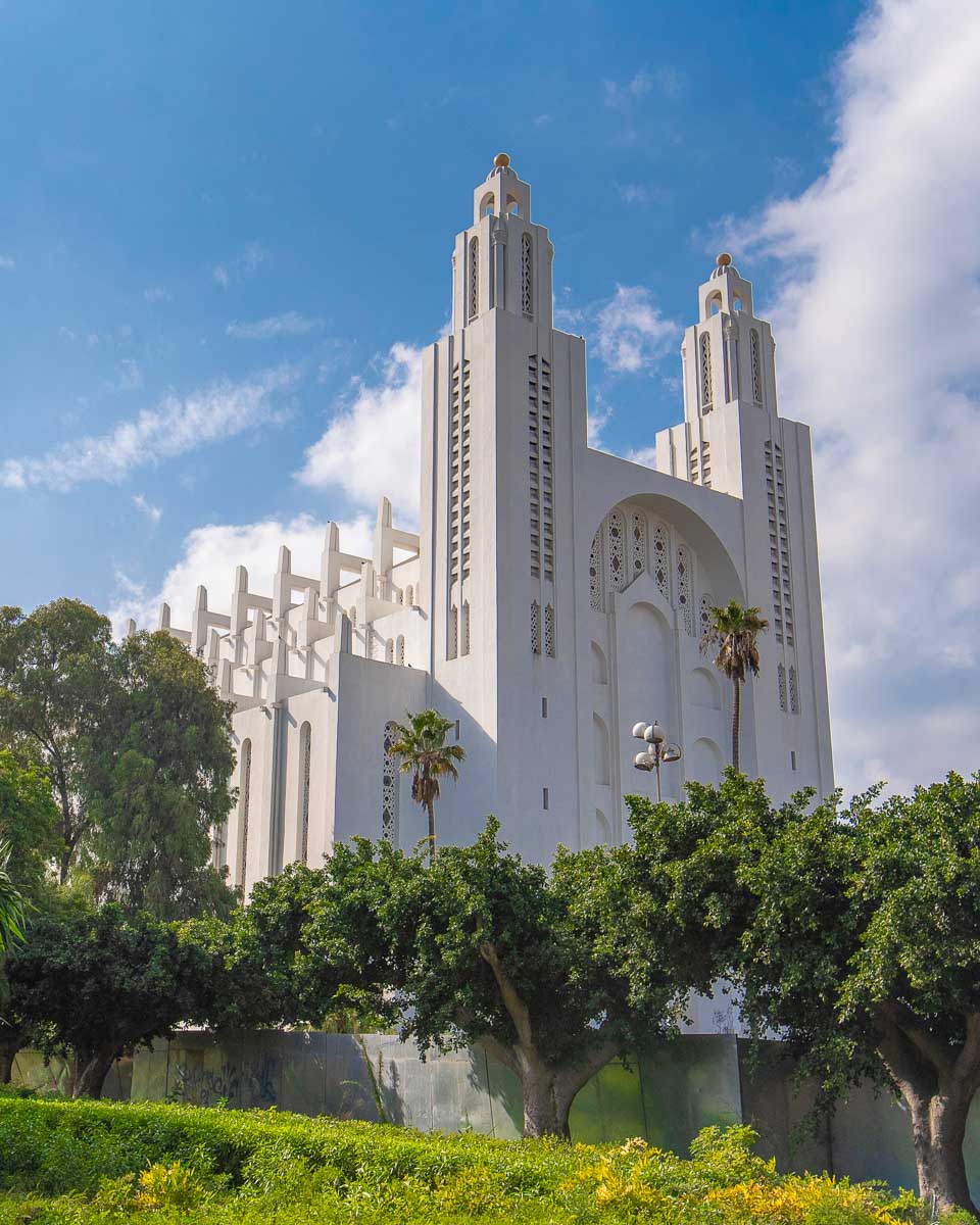 The Catholic Casablanca Cathedral in Casablanca Morocco