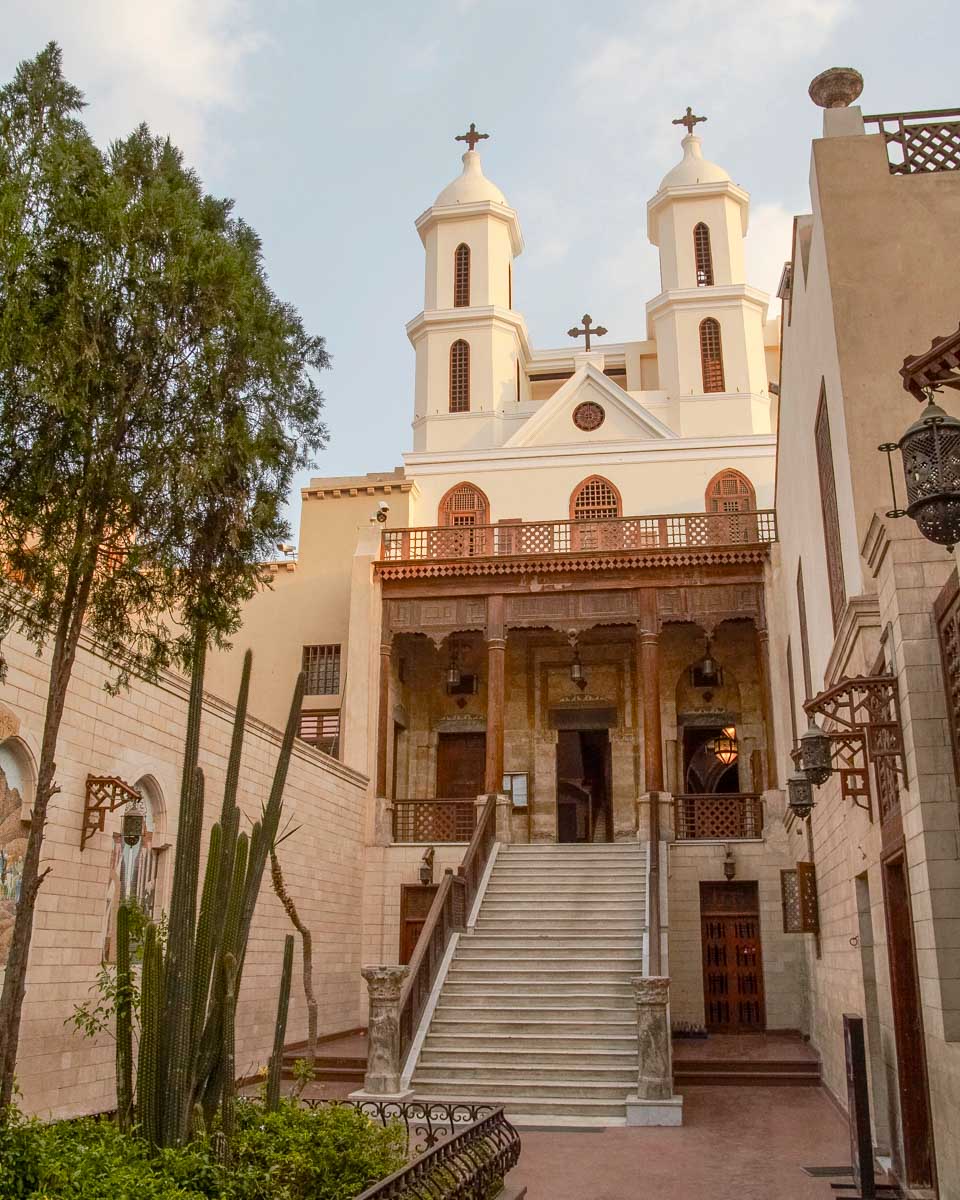 The Hanging Church seen on a tour in Cairo Egypt