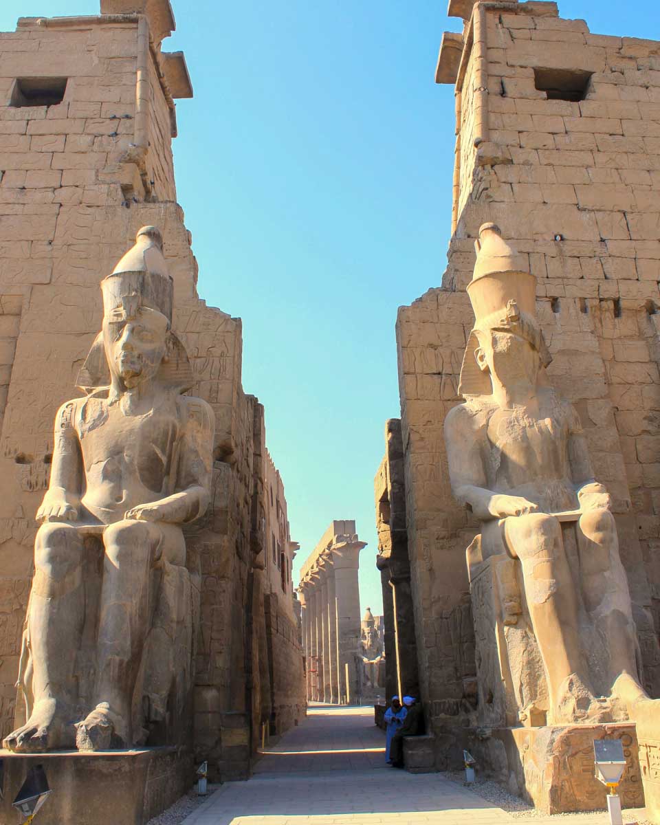 The Luxor Temple in Luxor on a trip from Cairo Egypt
