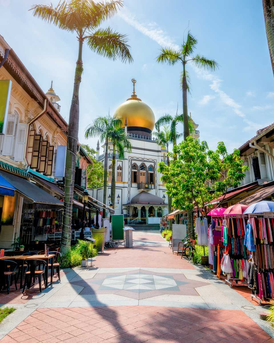 The Masjid Sultan mosque located in Kampong Glam in Singapore