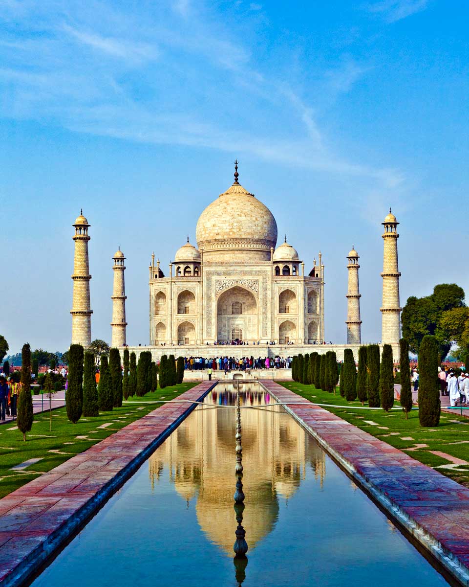 The Taj Mahal on a tour from New Delhi India