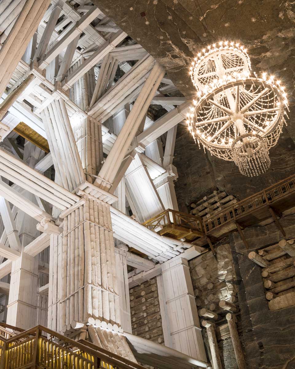 The wieliczka salt mine on a tour from Krakow Poland
