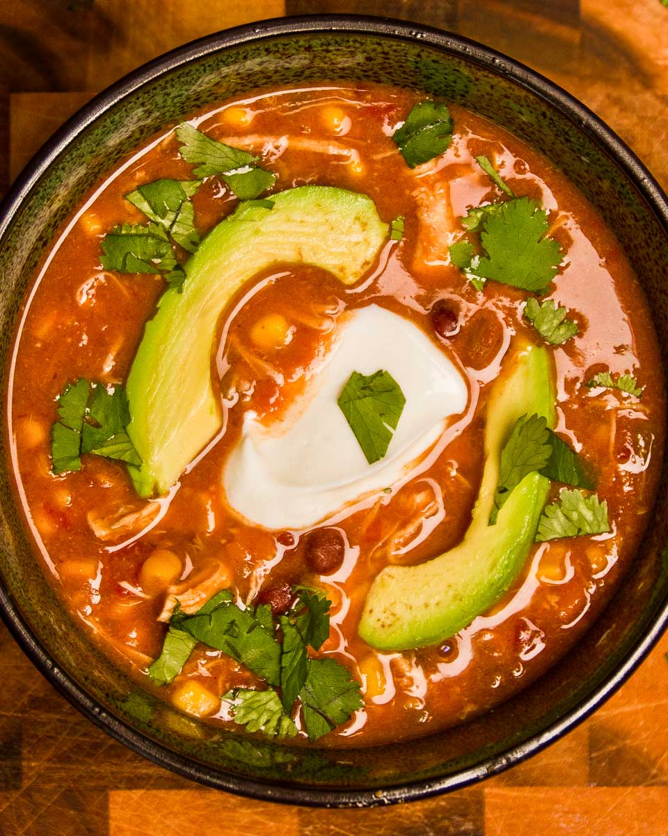 Tortilla soup on a food tour in Mexico City Mexico