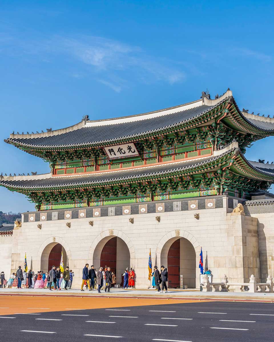 gyeongbokgung palace in Seoul South Korea 2