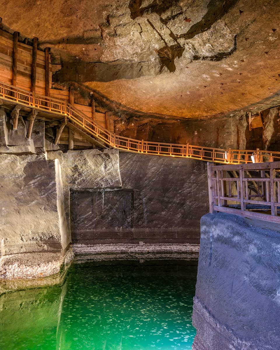 wieliczka salt mine interior on a tour from Krakow Poland