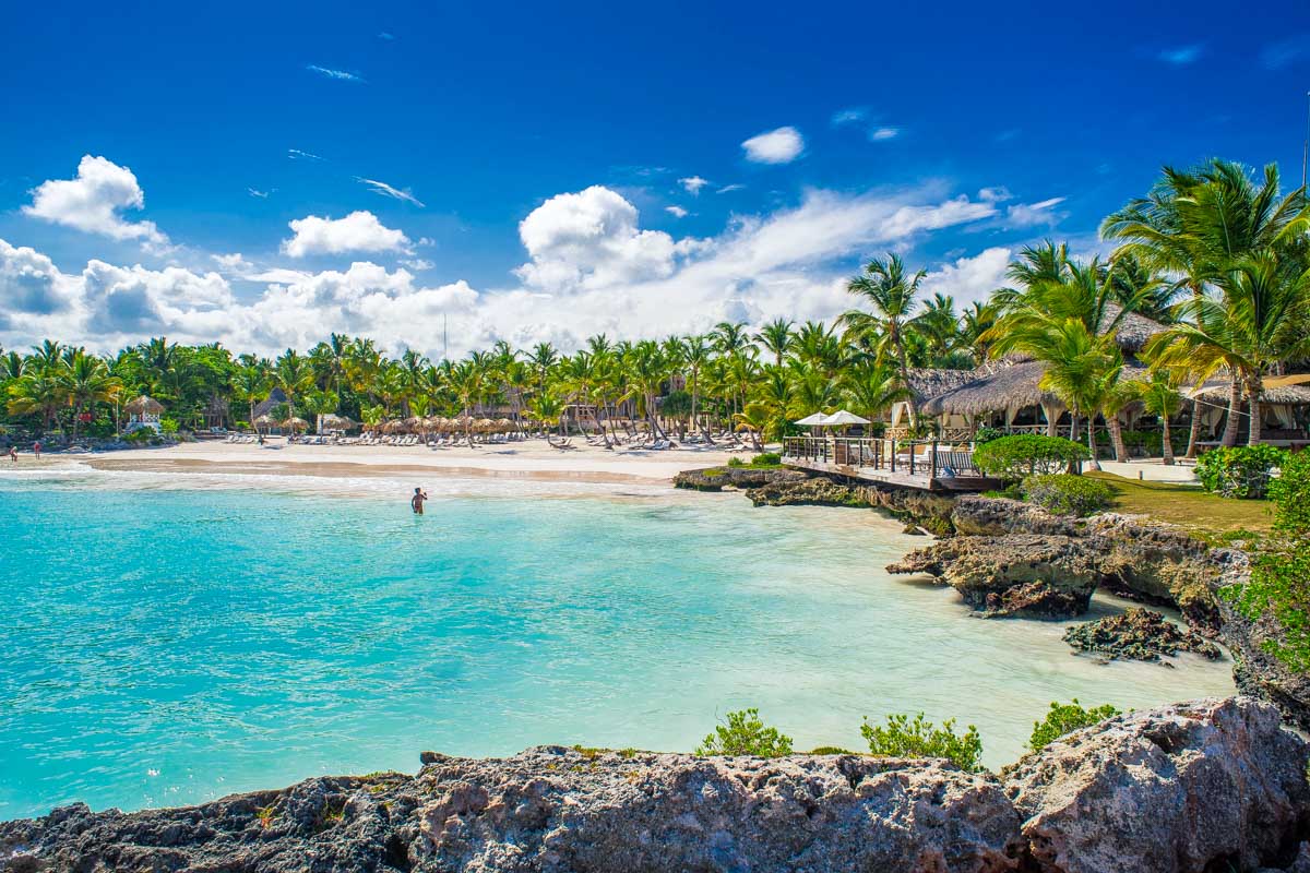 A beautiful beach in the Dominican Republic