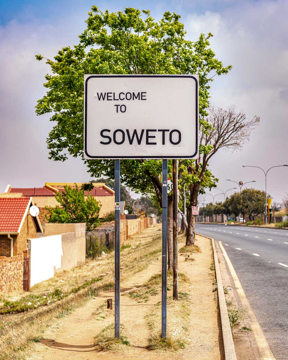 A sign in Soweto on a tour from Johannesburg South Africa 1