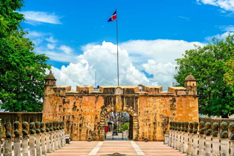 An ancient gate in Santo Domingo Dominican Republic