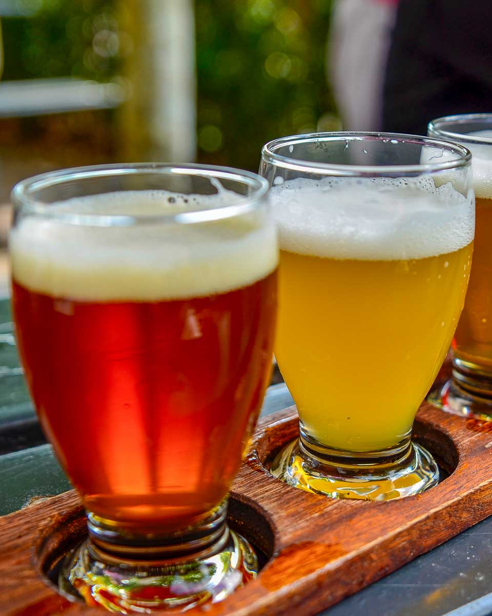 Beer served on a beer and food tour in Porto Portugal