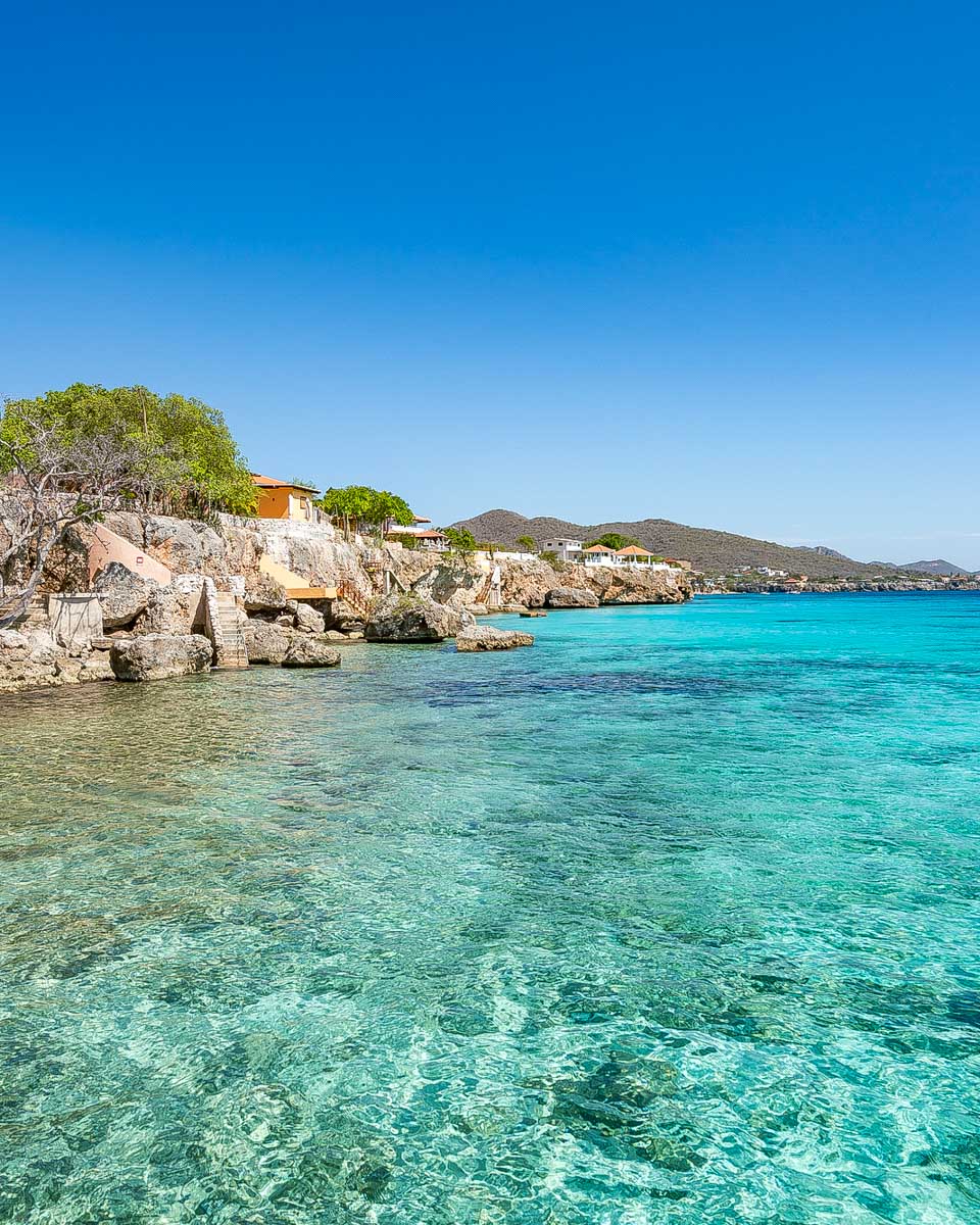 Blue-waters-seen-near Willemstad Curacao