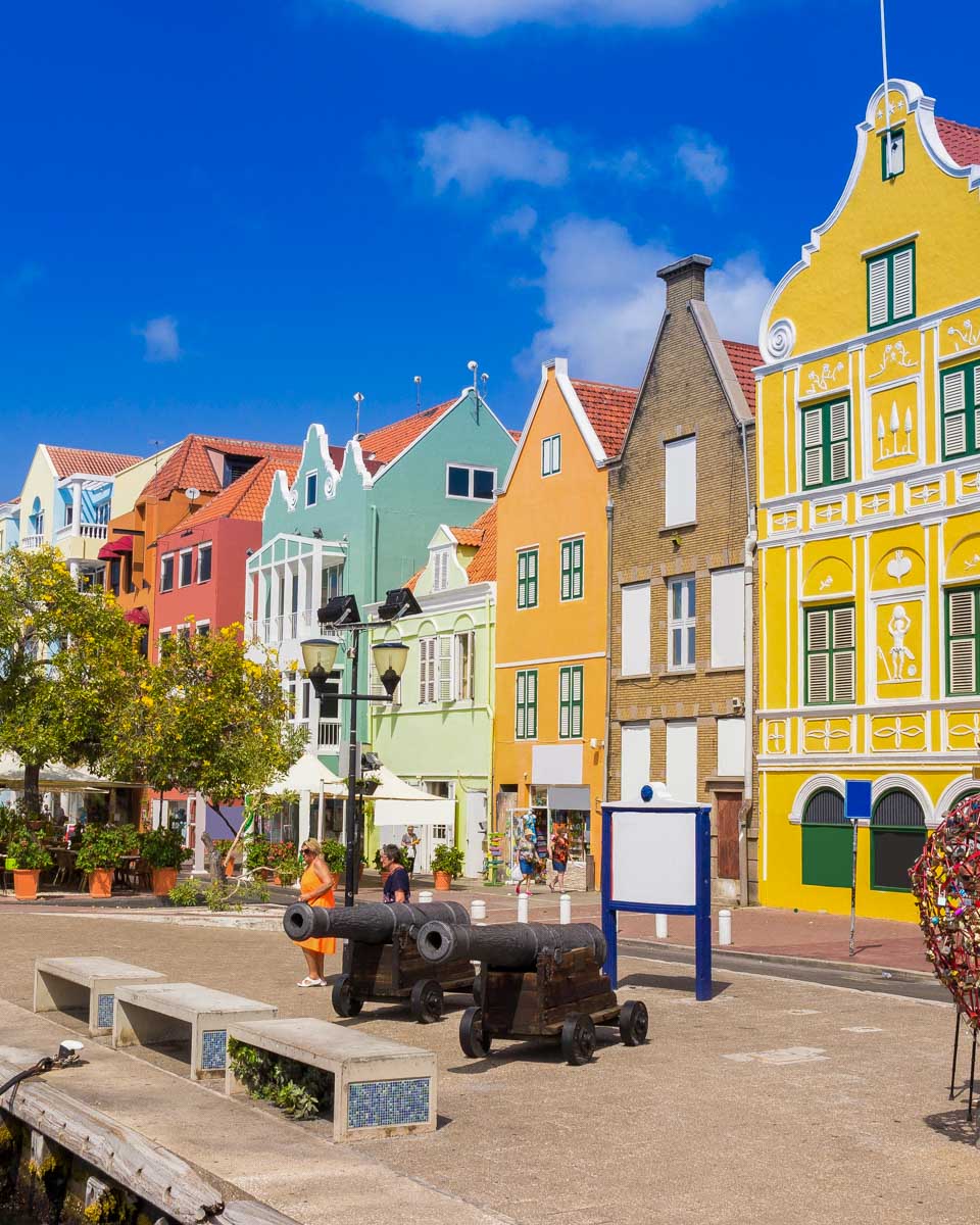 Downtown Willemstad in Curacao