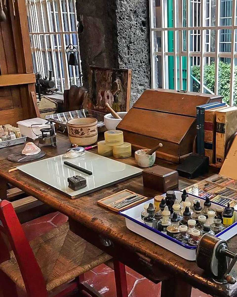 Frida-Kahlo-Museum in Mexico City Mexico