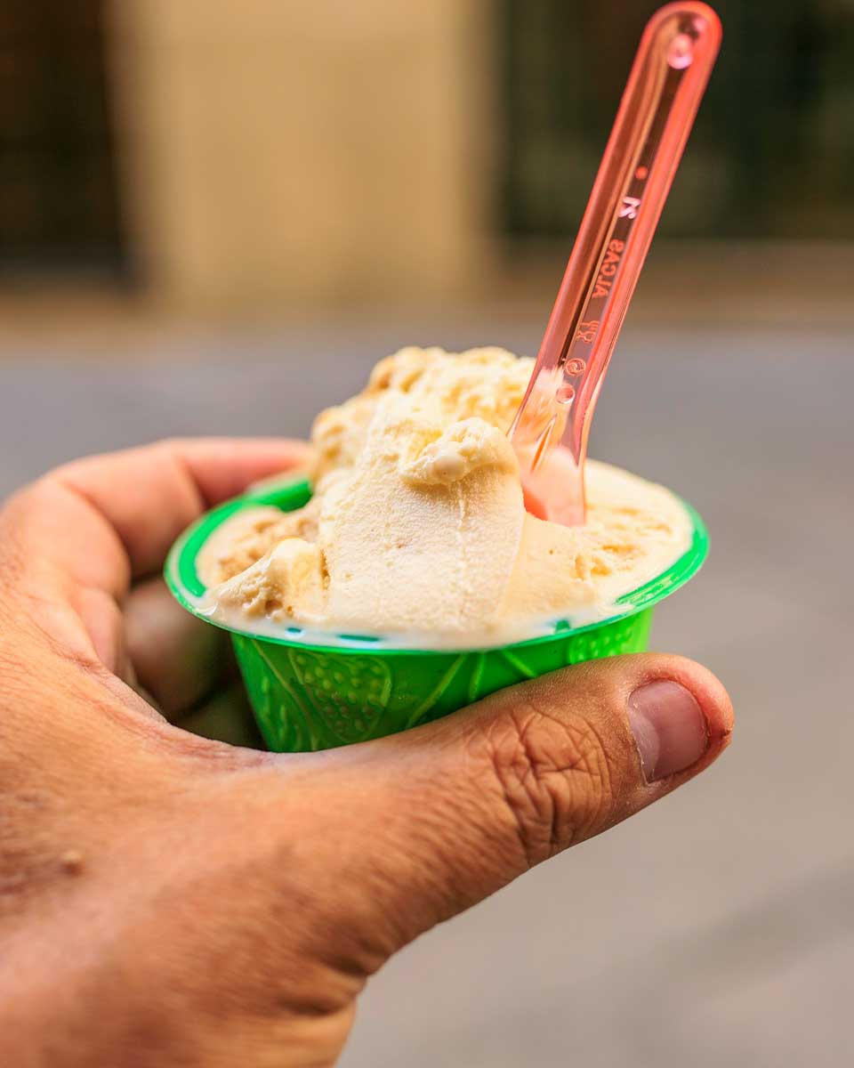 Gelato-on-a-food-tour-in-Dubrovnik Croatia