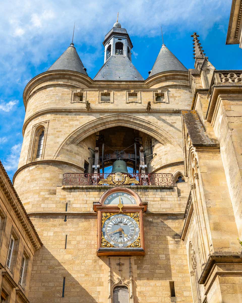 Grosse Cloche seen on a tour in Bordeaux France