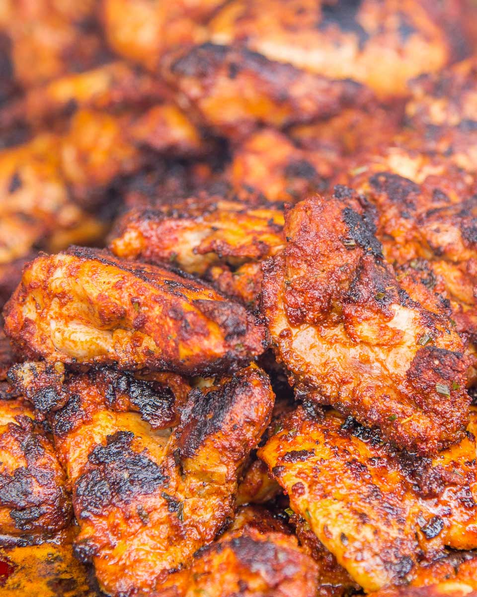 Jerk-chicken-seen-on-a-food-tour-in-Montego-Bay-Jamaica from Falmouth