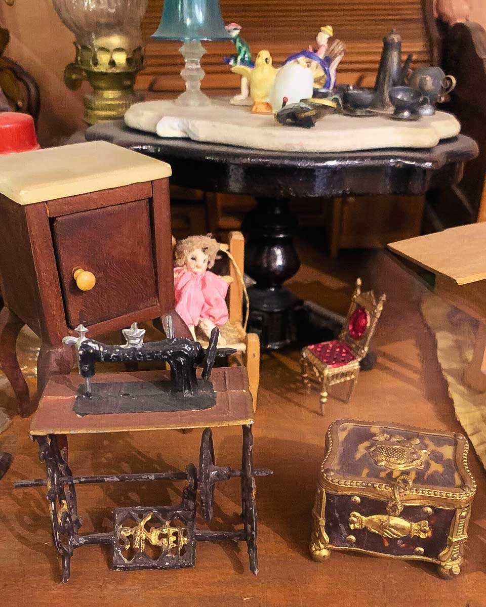 Museo Frida Kahlo toys of Frida from when she was a child in Mexico City Mexico