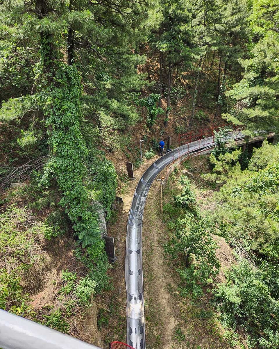 Mutianyu Great Wall Toboggan on a tour from Beijing China