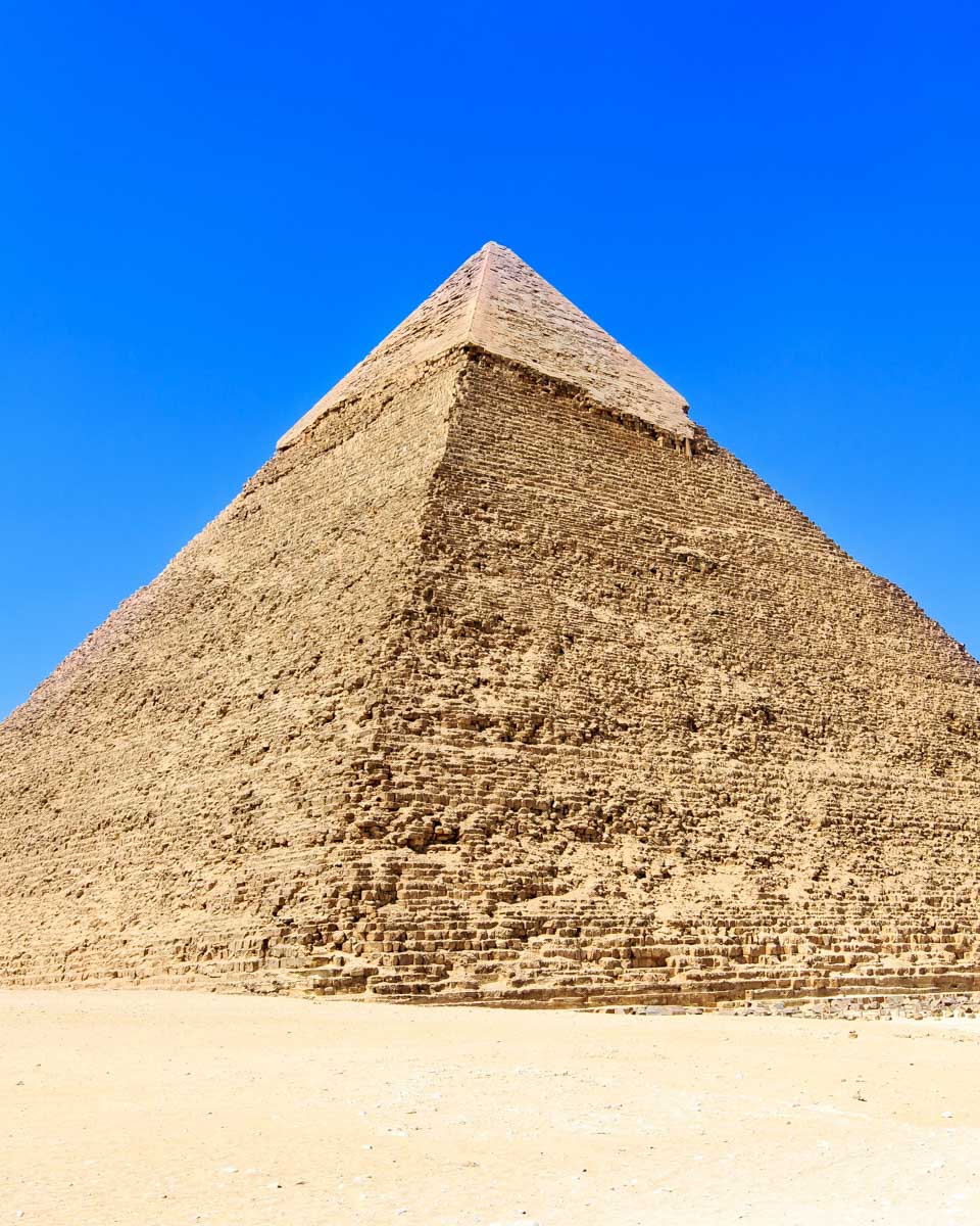 One of the pyramids of Giza in Cairo Egypt