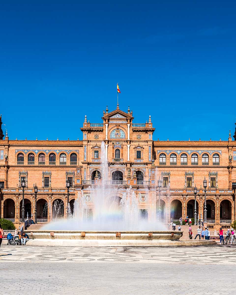 Plaza de espana in Seville Spain