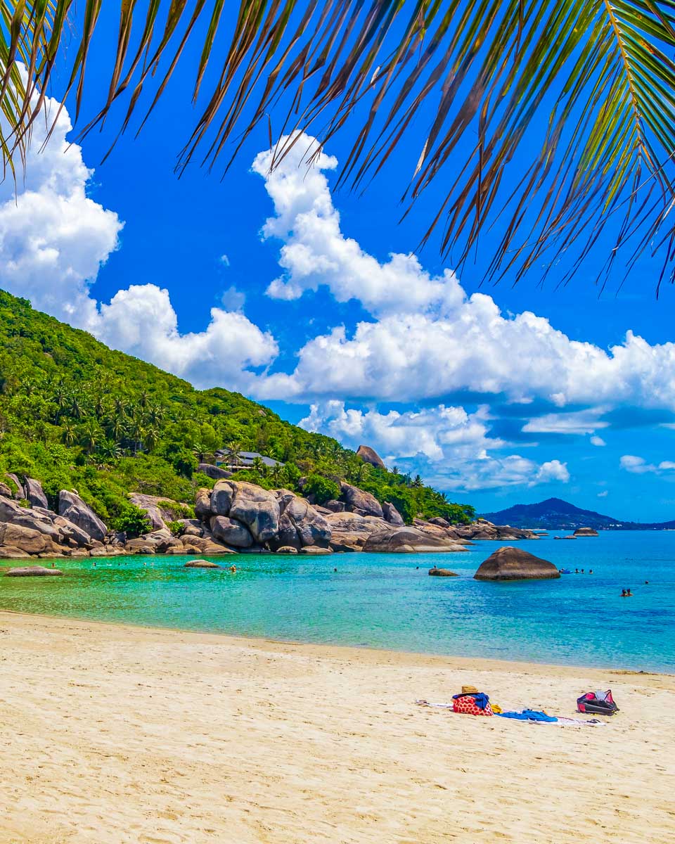 Silver Beach seen on a tour of Koh Saui in Thailand