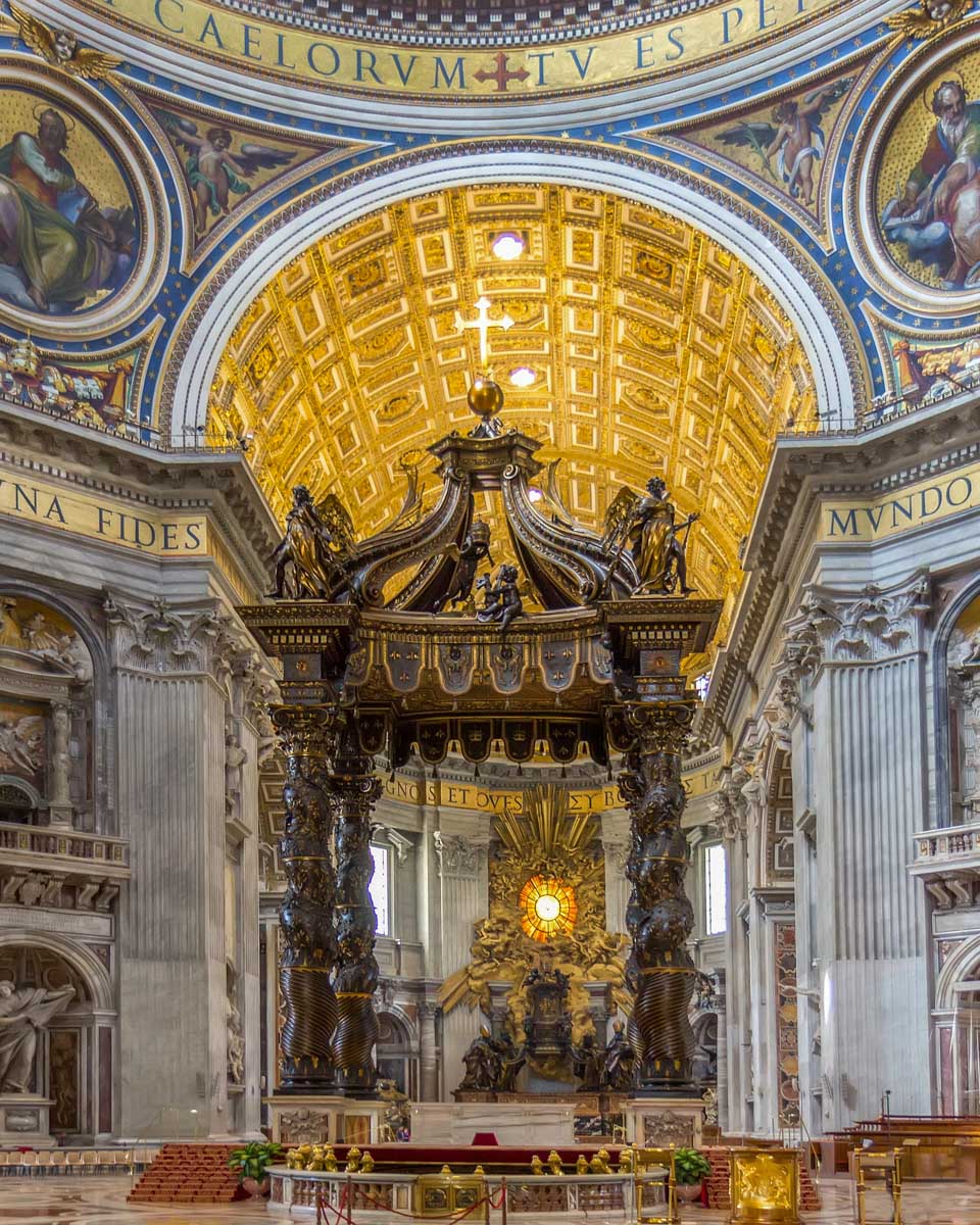 St. Peter’s Basilica in Rome, Italy