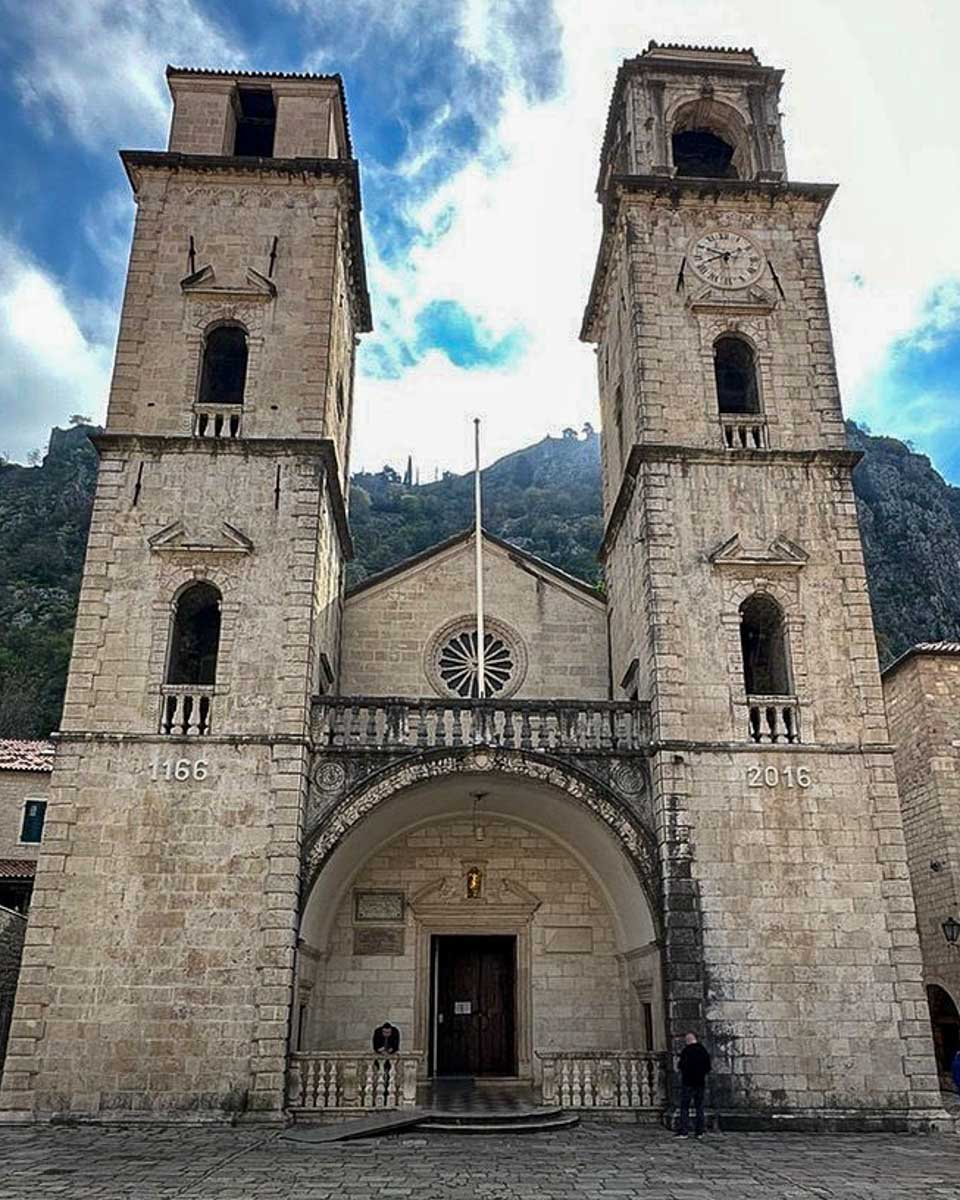 Supertours Incoming DMC Croatia Kotor Montegro a church seen on a tour from Dubrovnik Croatia