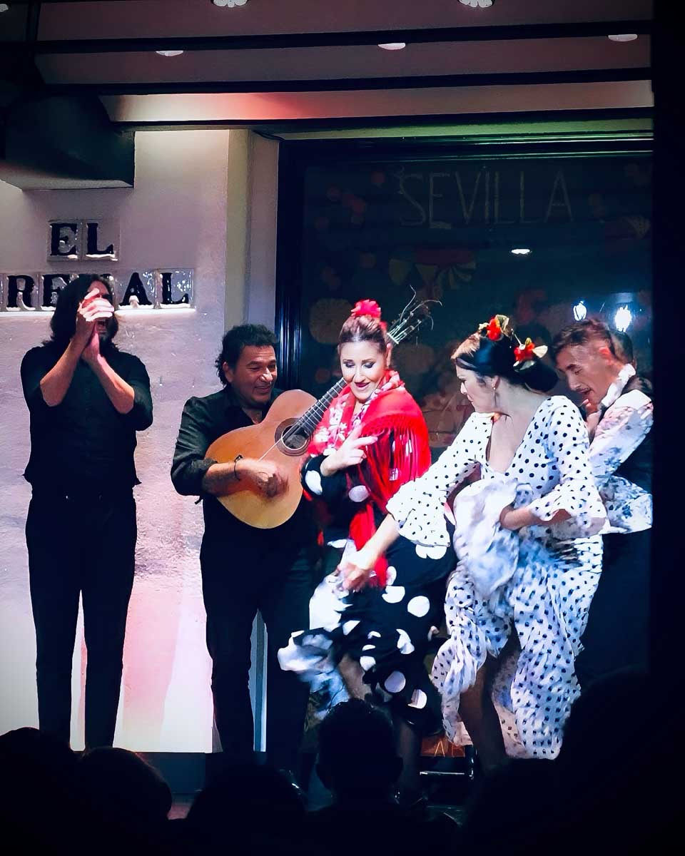 Tablao Flamenco El Arenal people dance flamenco in Seville Spain