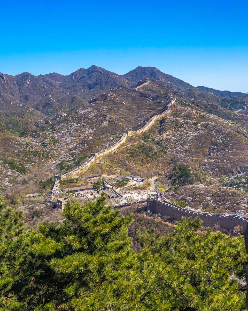 The Badaling section of the Great Wall seen on a tour from Beijing China