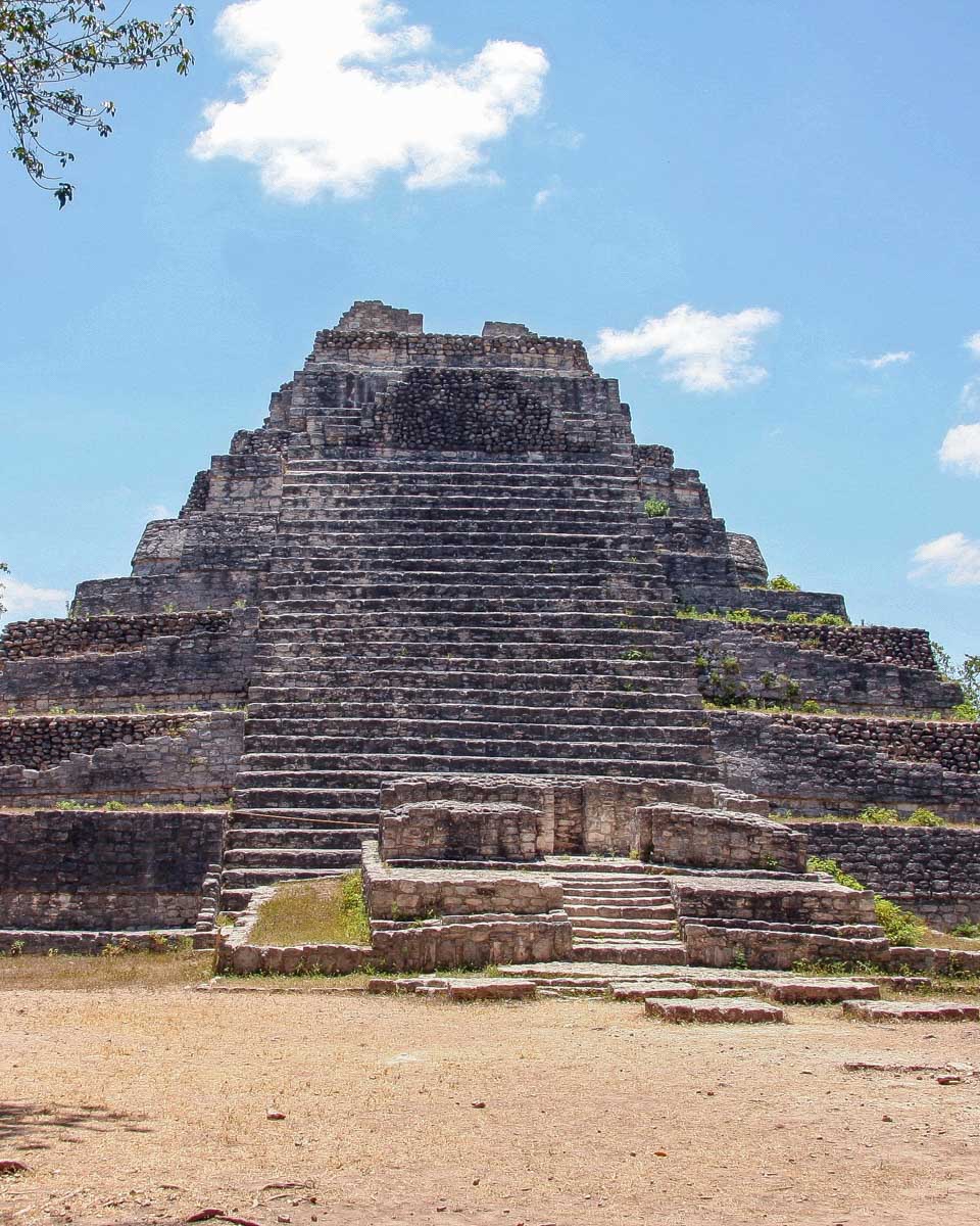 The Chacchoben ruins seen on a tour from Costa Maya Mexico