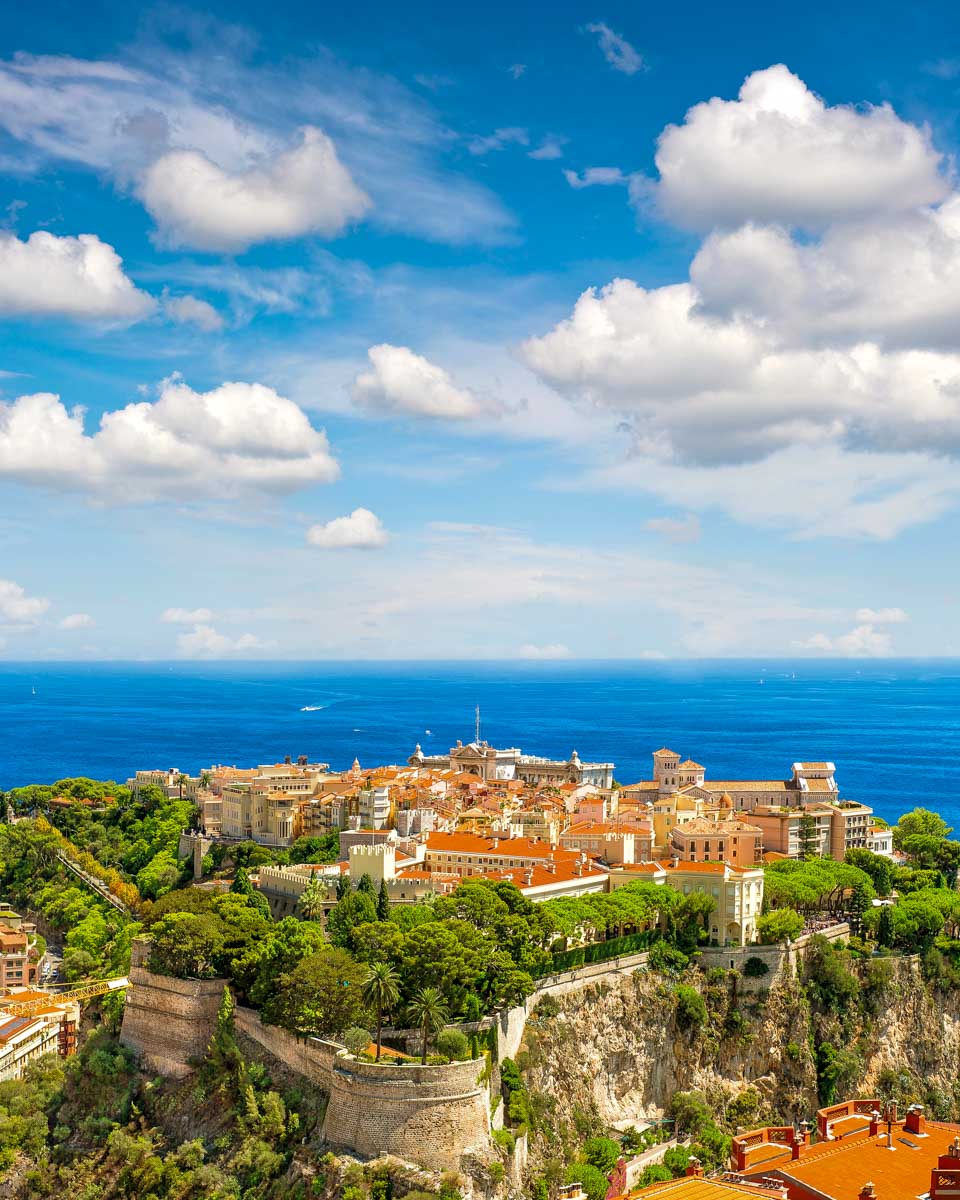 The Princes Palace in Monaco seen on a tour from Nice France