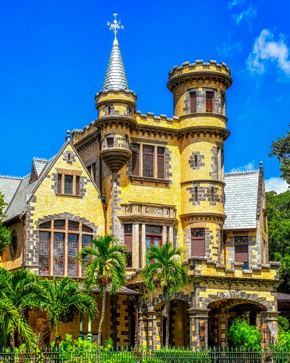 The Stollmeyer Castle seen on a tour of Trinidad