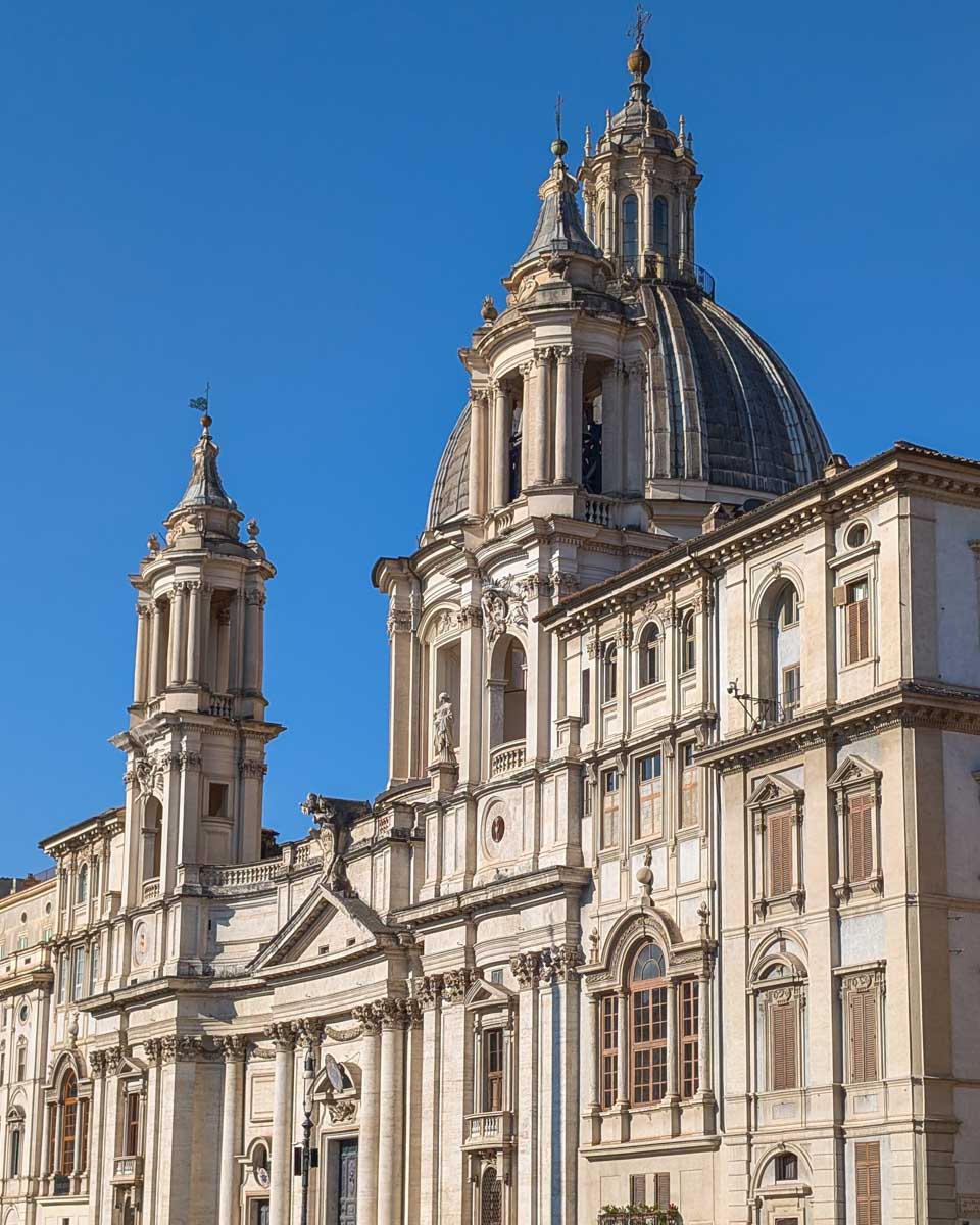 The church at Piazza Navona in Rome, Italy
