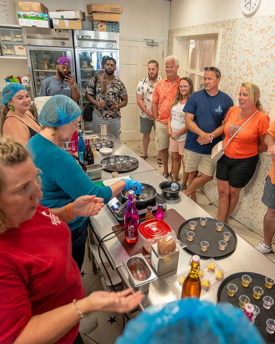 Topper's Rhum guides us rhum to make different deserts in St Maarten