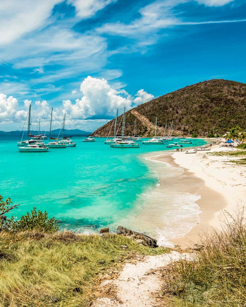 White Bay Beach, Jost Van Dyke seen on a tour from Saint John